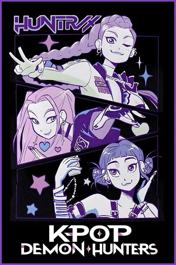 KPOP Demon Hunters Poster Wall Art A5 A4 A3 Super High Quality Photo Paper D3