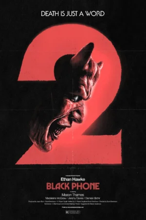 Black Phone 2 Poster Wall Art A5 A4 A3 Super High Quality Photo Paper D4