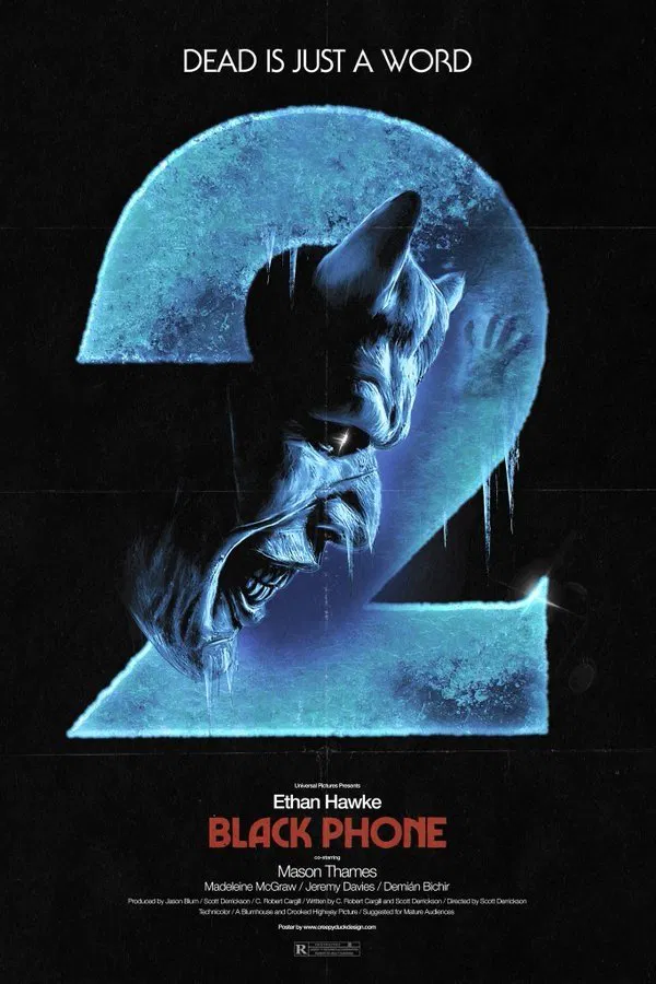 Black Phone 2 Poster Wall Art A5 A4 A3 Super High Quality Photo Paper D6