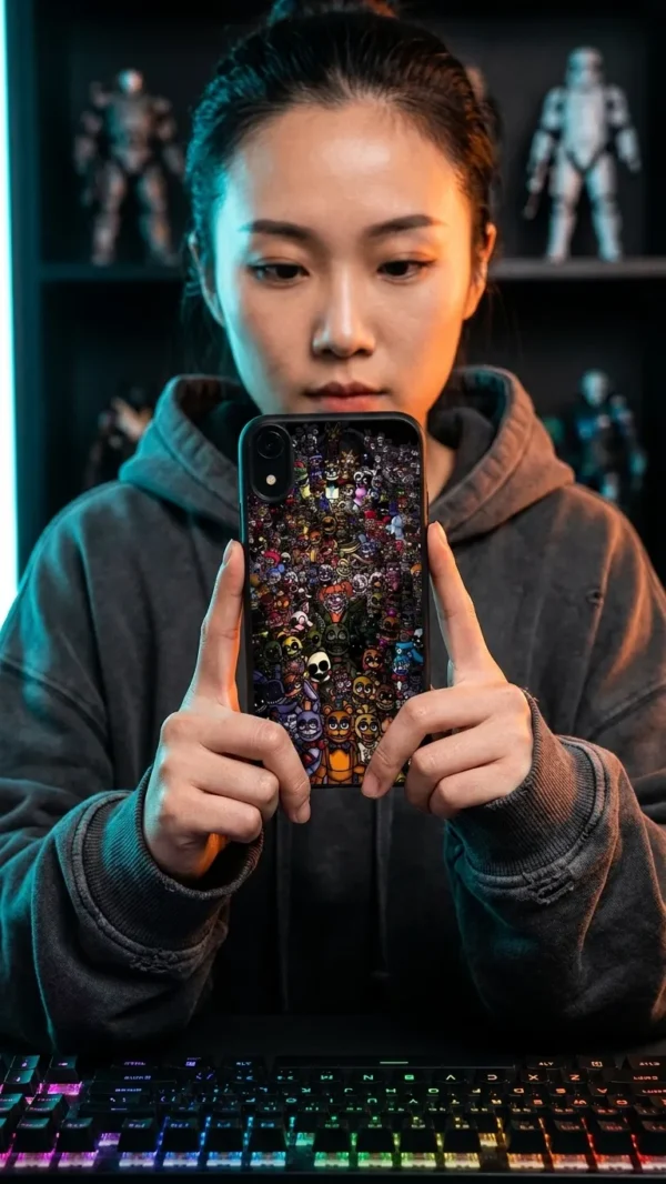 pomelli_photoshoot-3 5 Nights At Freddies Horror Phone Case iPhone Galaxy Google Pixel All Models Design 2