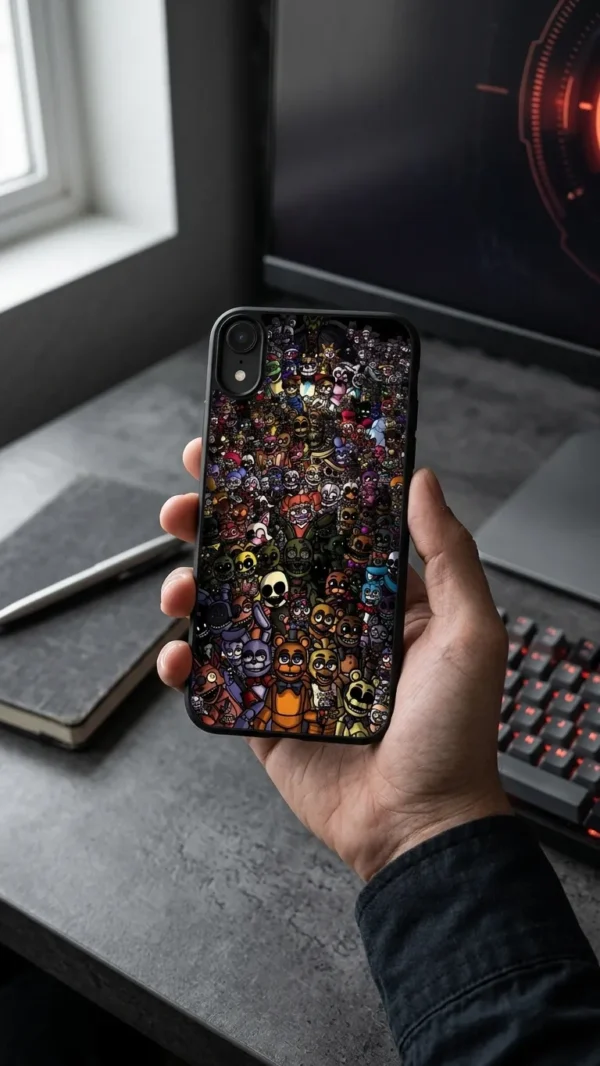 pomelli_photoshoot-4 5 Nights At Freddies Horror Phone Case iPhone Galaxy Google Pixel All Models Design 2